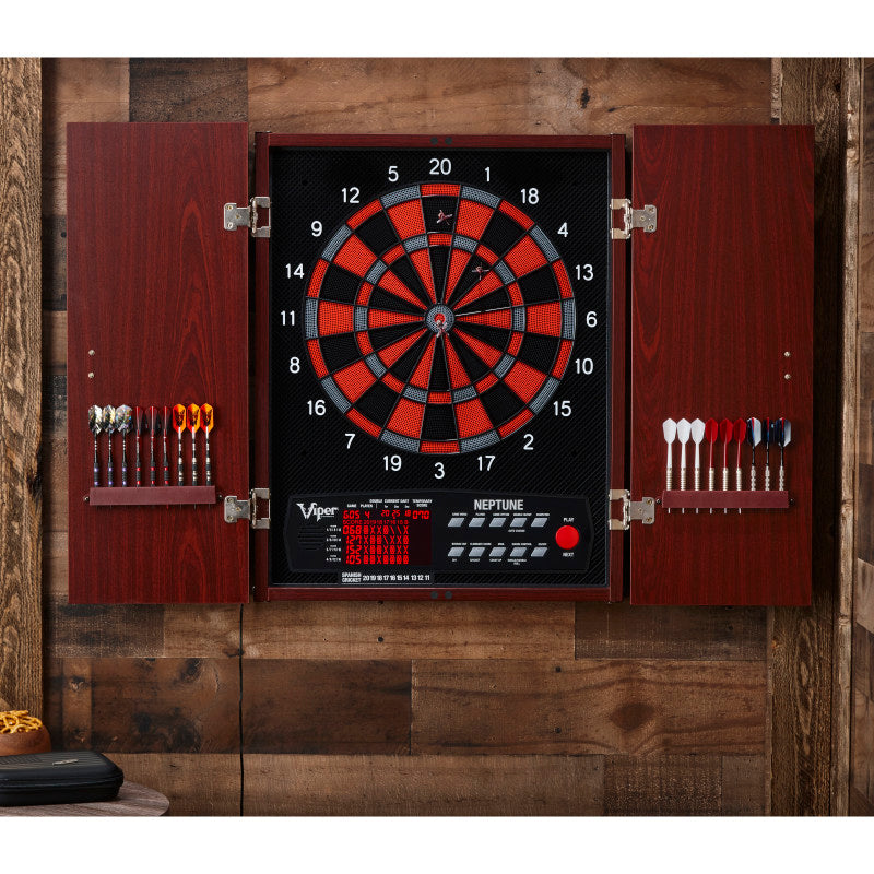 Viper Neptune Electronic Dartboard and Cabinet Hybrid, 15.5