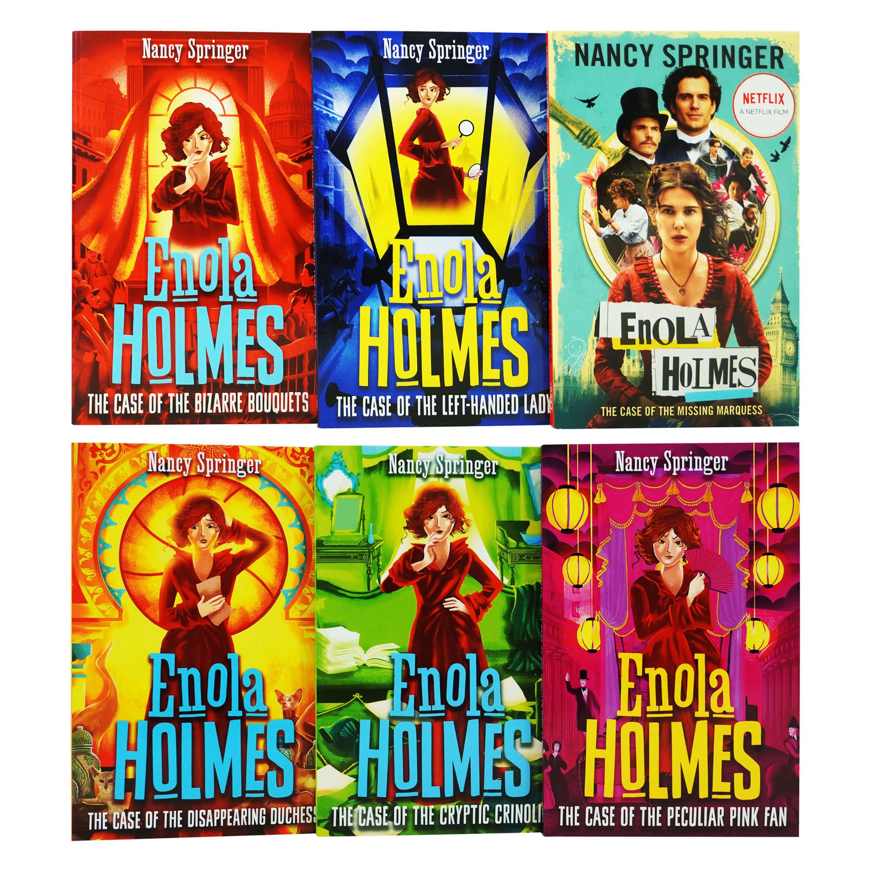 Enola Holmes 6 Books Collection Set By Nancy Springer - Ages 9+ - Paperback
