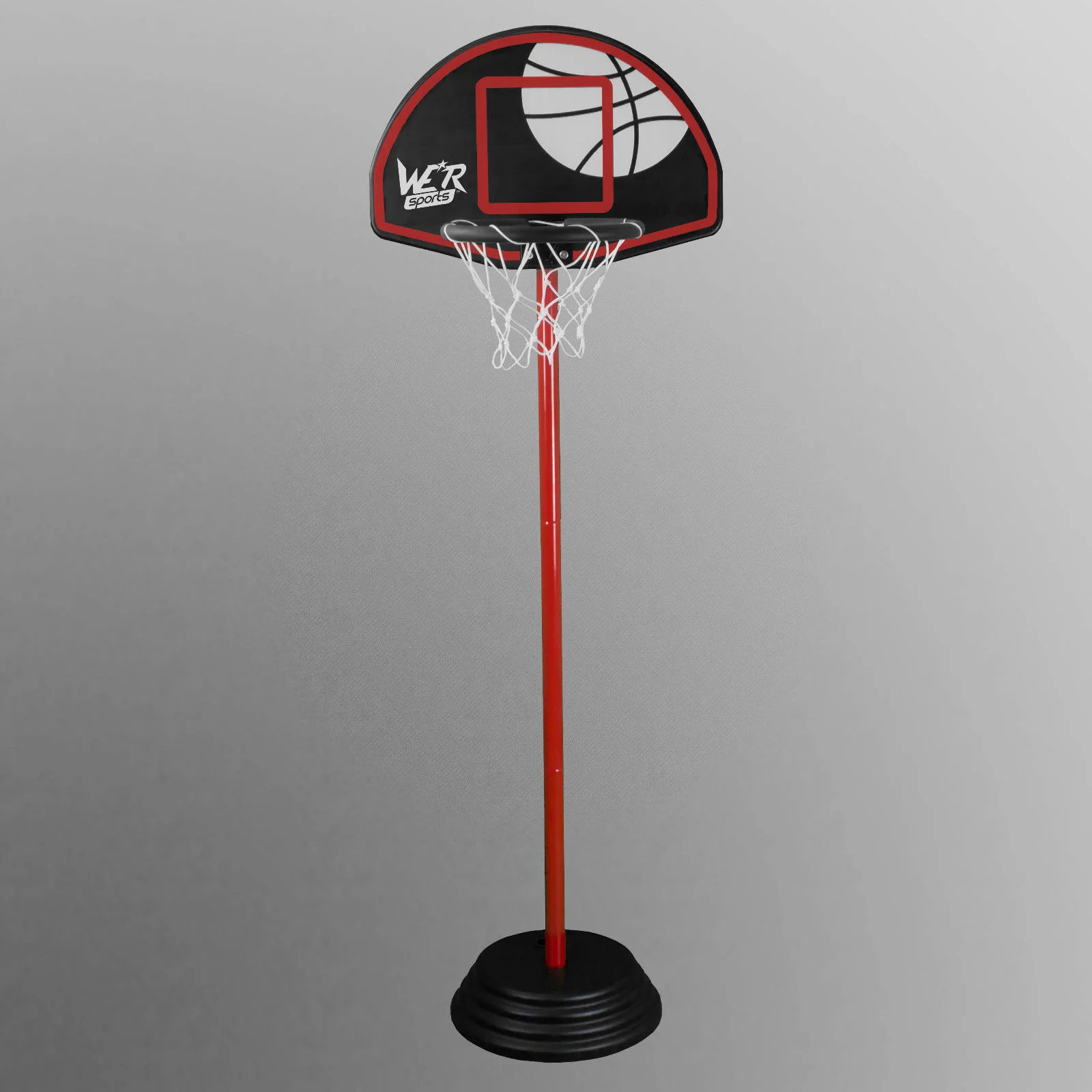 Junior Basketball hoop BLACK-RED