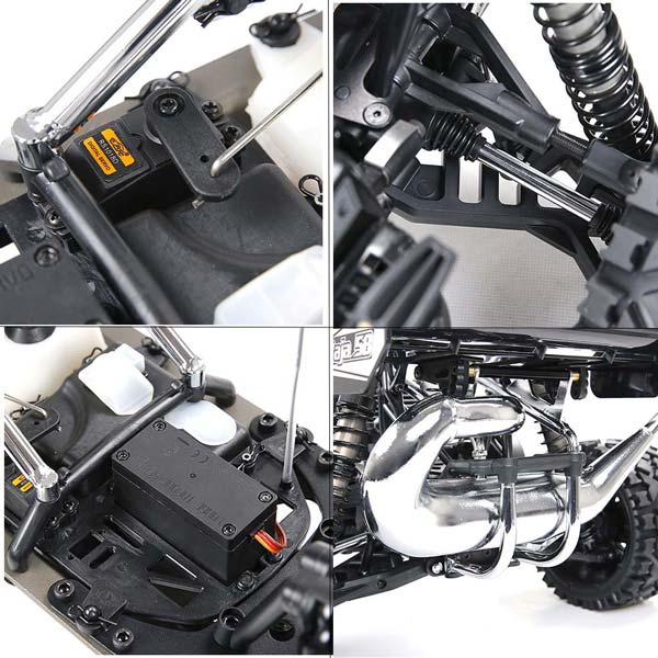 Rovan Baha320 Gas BAJA Buggy 1/5 Scale 32CC Gas Truck READY-TO-RUN - Black