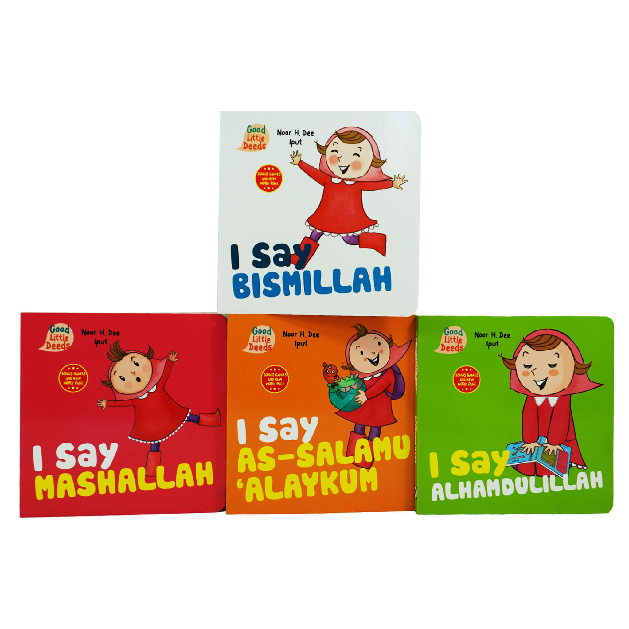 Children Islamic I Say Series 4 Books Collection Set By Noor H. Dee - Ages 1+ - Board Book