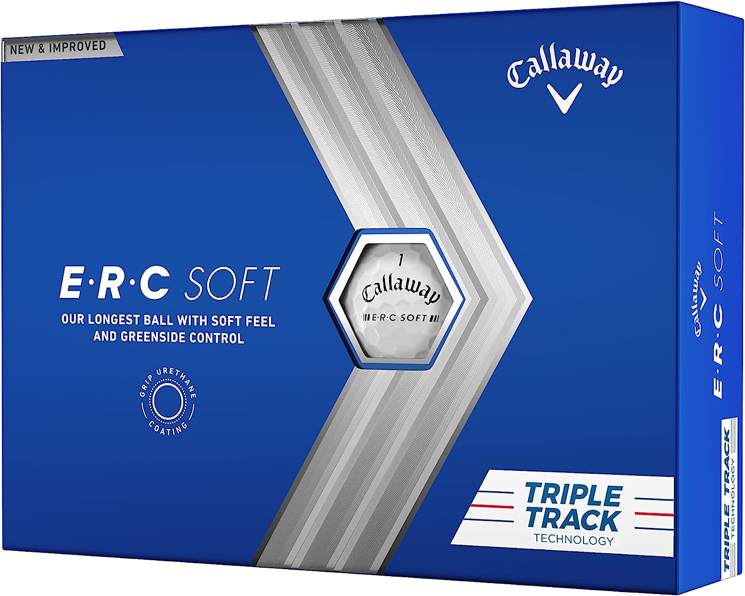 ERC Triple Track Golf Balls 12B PK