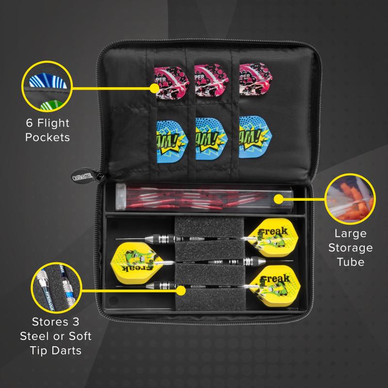 Casemaster Select Pink Nylon Dart Case