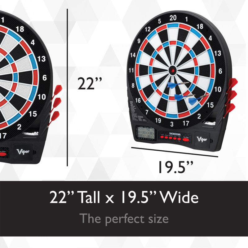 Viper Showdown Electronic Dartboard, 15.5