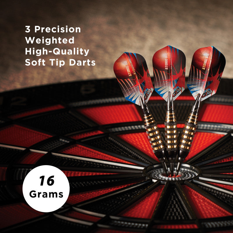 Viper Atomic Bee Darts Black Soft Tip Darts 16 Grams
