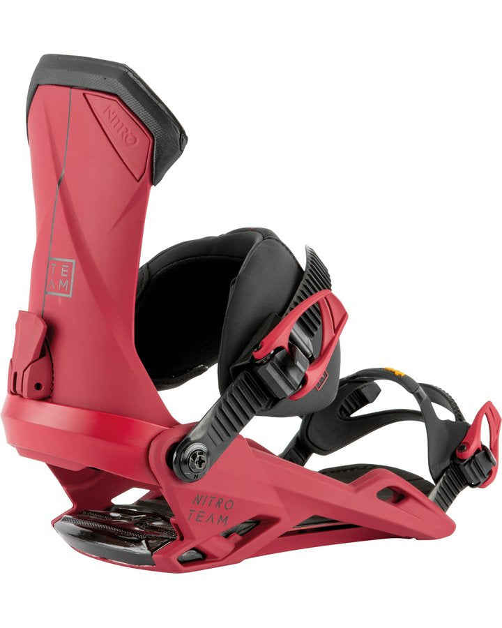 Nitro Team Snowboard Bindings - Red - 2022