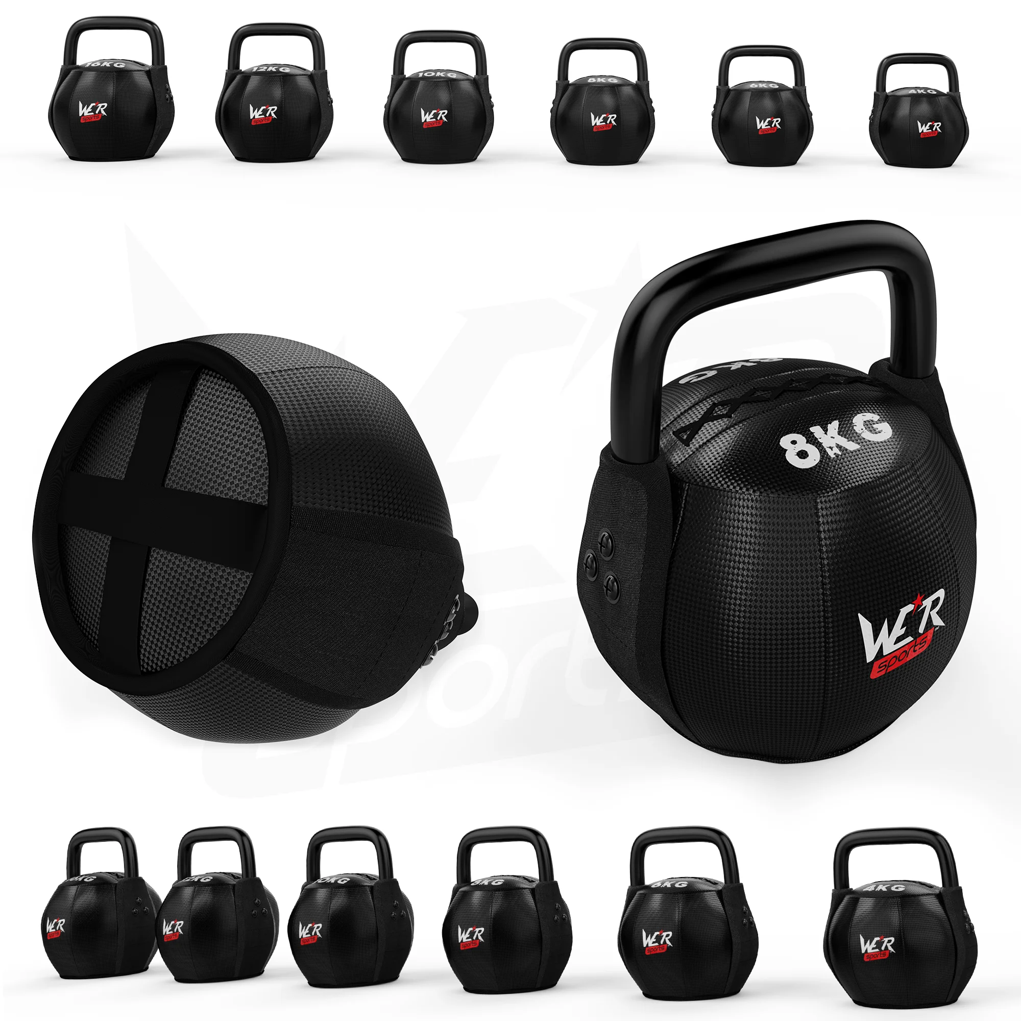 Soft Kettlebells with Synthetic Leather