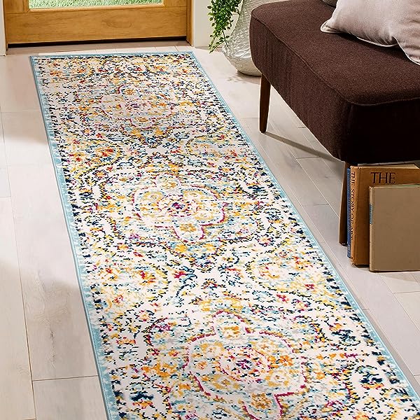 Rugshop Vintage Distressed Bohemian Area 5' x 7' Multi 5' x 7' Multi Color