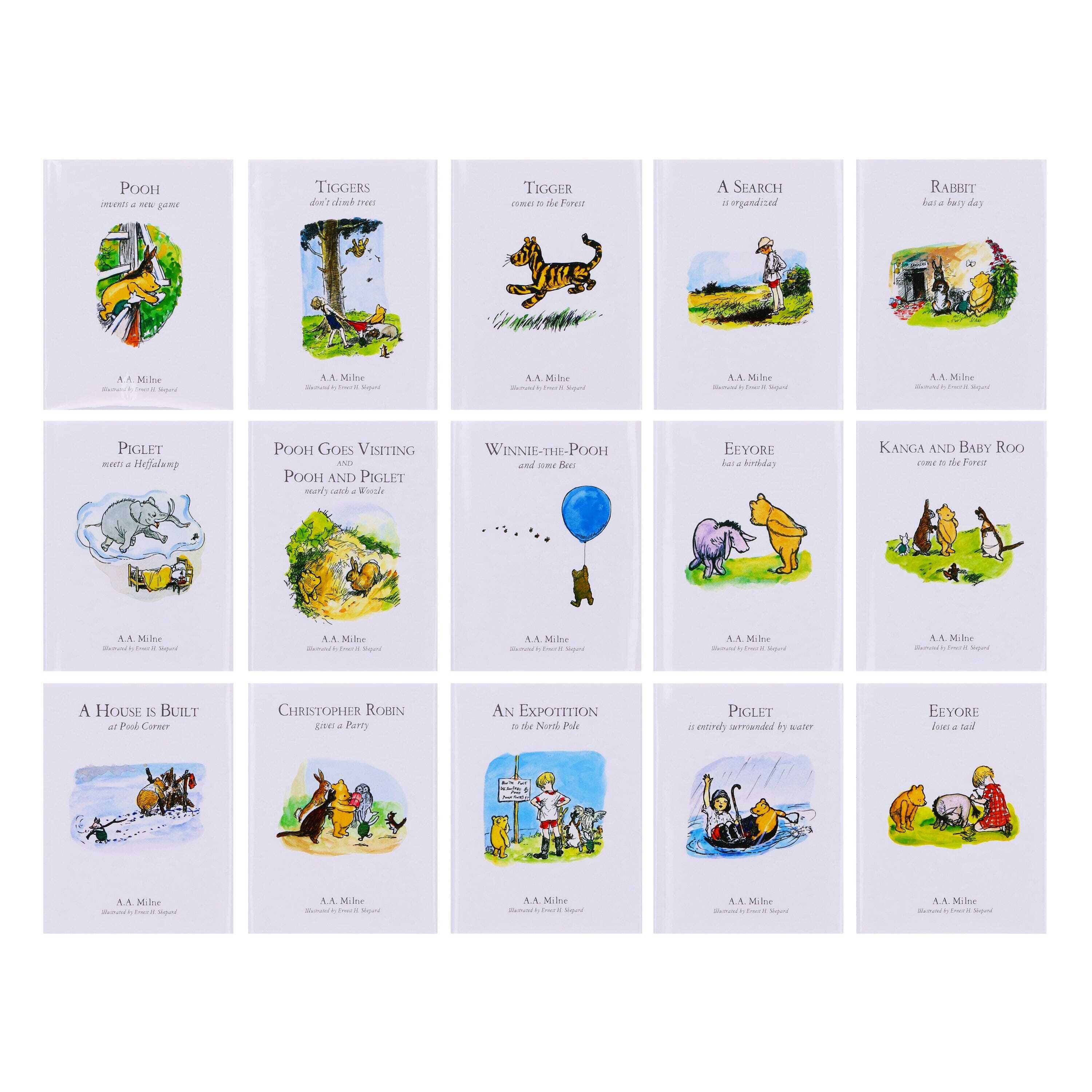 Winnie the Pooh Complete Collection 30 Books Box Set by A. A. Milne - Ages 3+ - Hardback