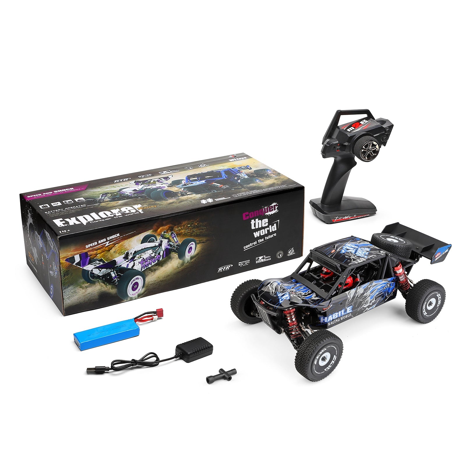 WL Racing 1/12 60KM/h 2.4G 4WD RC Car with Remote Controller Racing Car RC Vehicle Toy