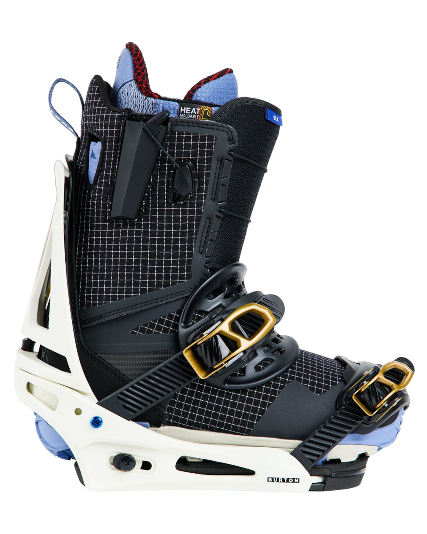 Burton Men's Genesis Re:Flex Snowboard Bindings - White / Gold - 2024