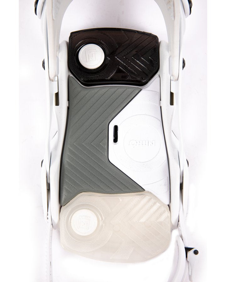 Nitro Phantom Snowboard Bindings - Black White - 2022