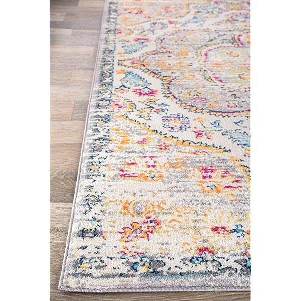 Rugshop Vintage Distressed Bohemian Area 5' x 7' Multi 5' x 7' Multi Color
