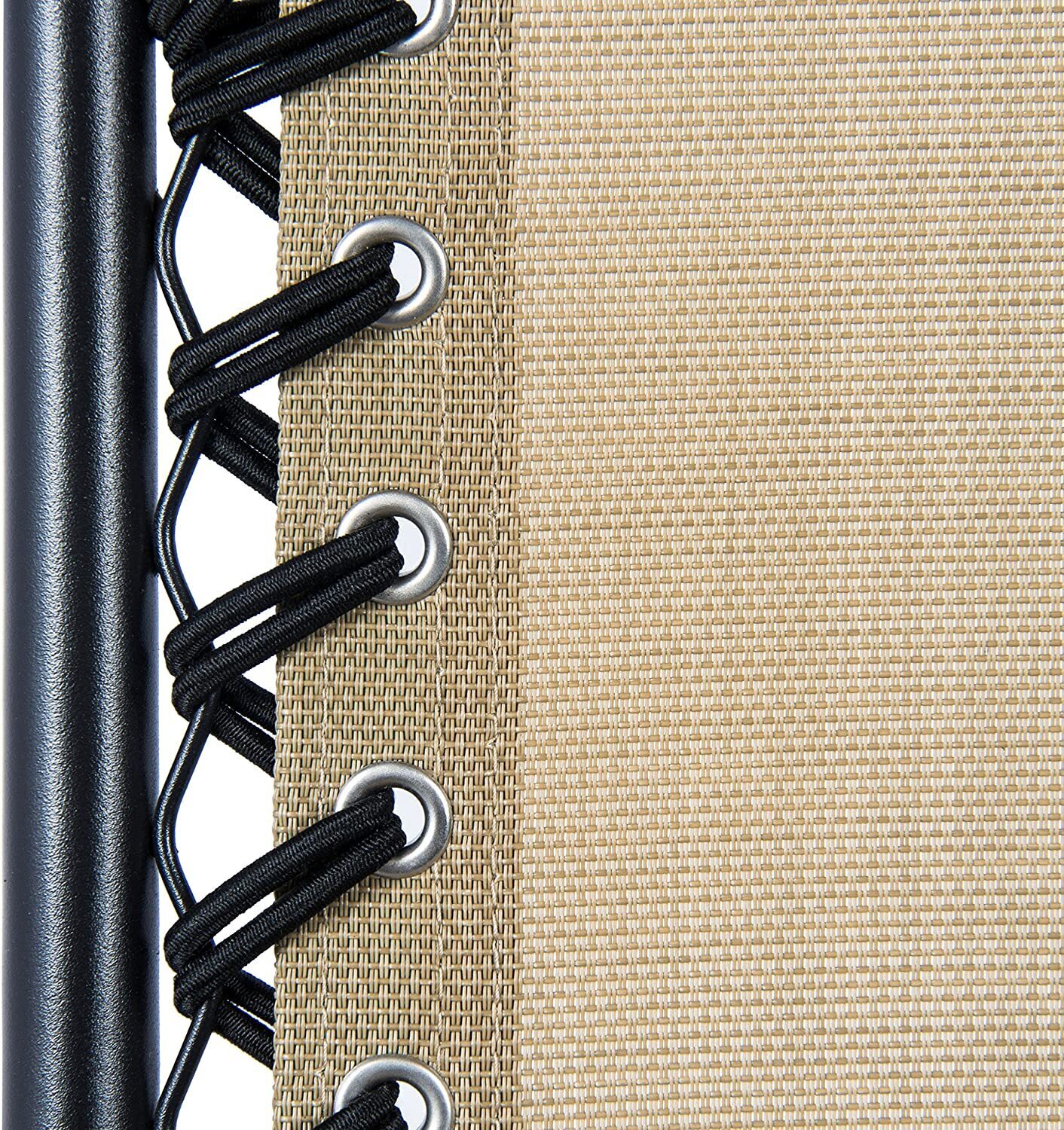 Set of 2 Adjustable Steel Mesh Zero Gravity Lounge Chair Recliners w/Pillows and Cup Holder Trays