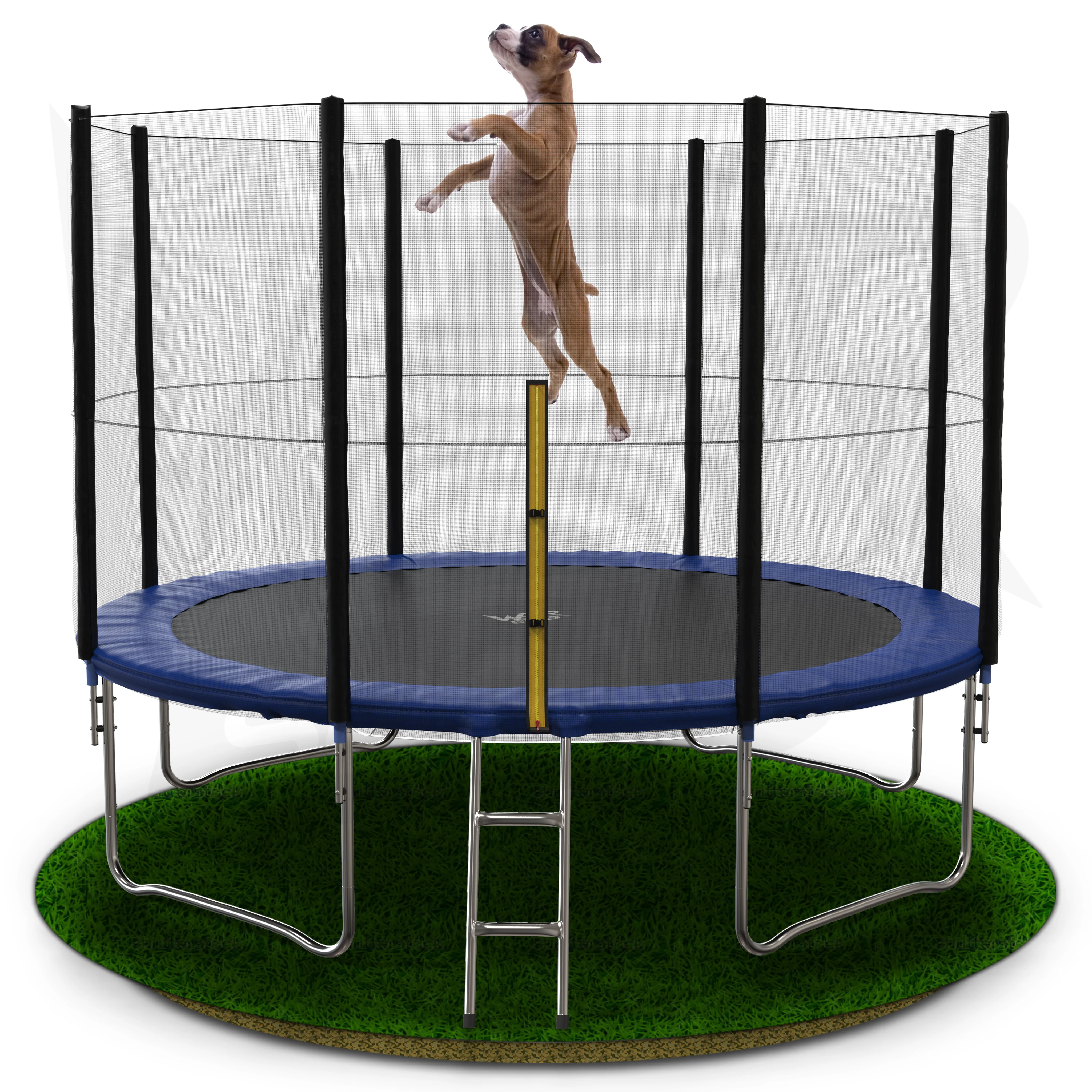 BounceXtreme Garden Trampoline with Ladder and Rain Cover