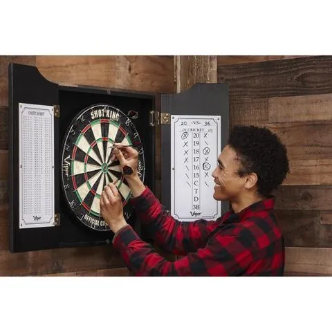 Viper Hudson Dartboard Cabinet Black