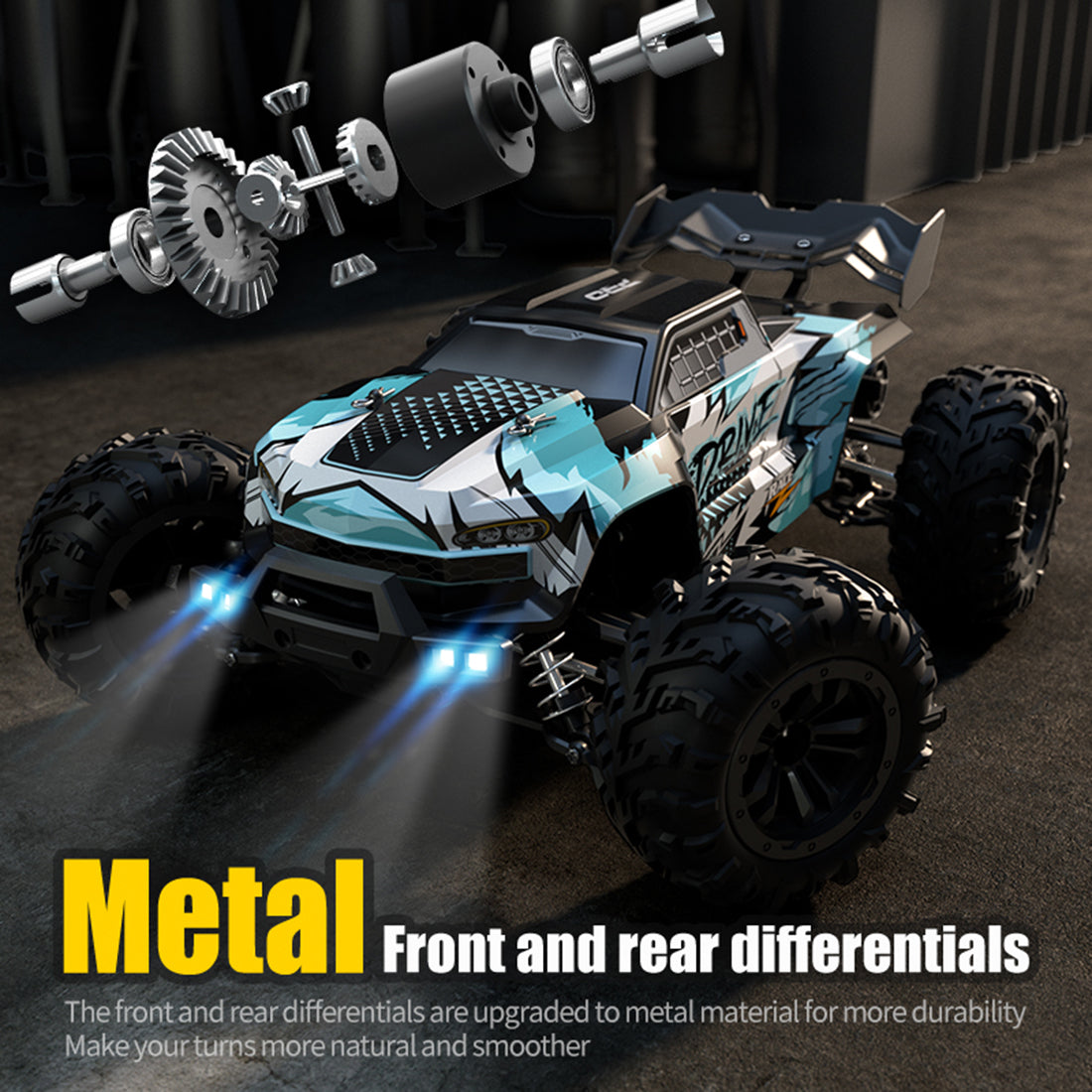 SUCHIYU 1/16 4WD 70+KM/H 2.4G RC Electric Brushless All-terrain Off-road Monster Truck Vehicle Toys Gifts