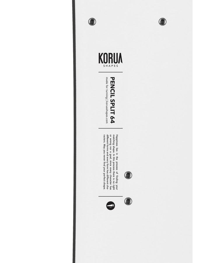 Korua Shapes Pencil Split Snowboard