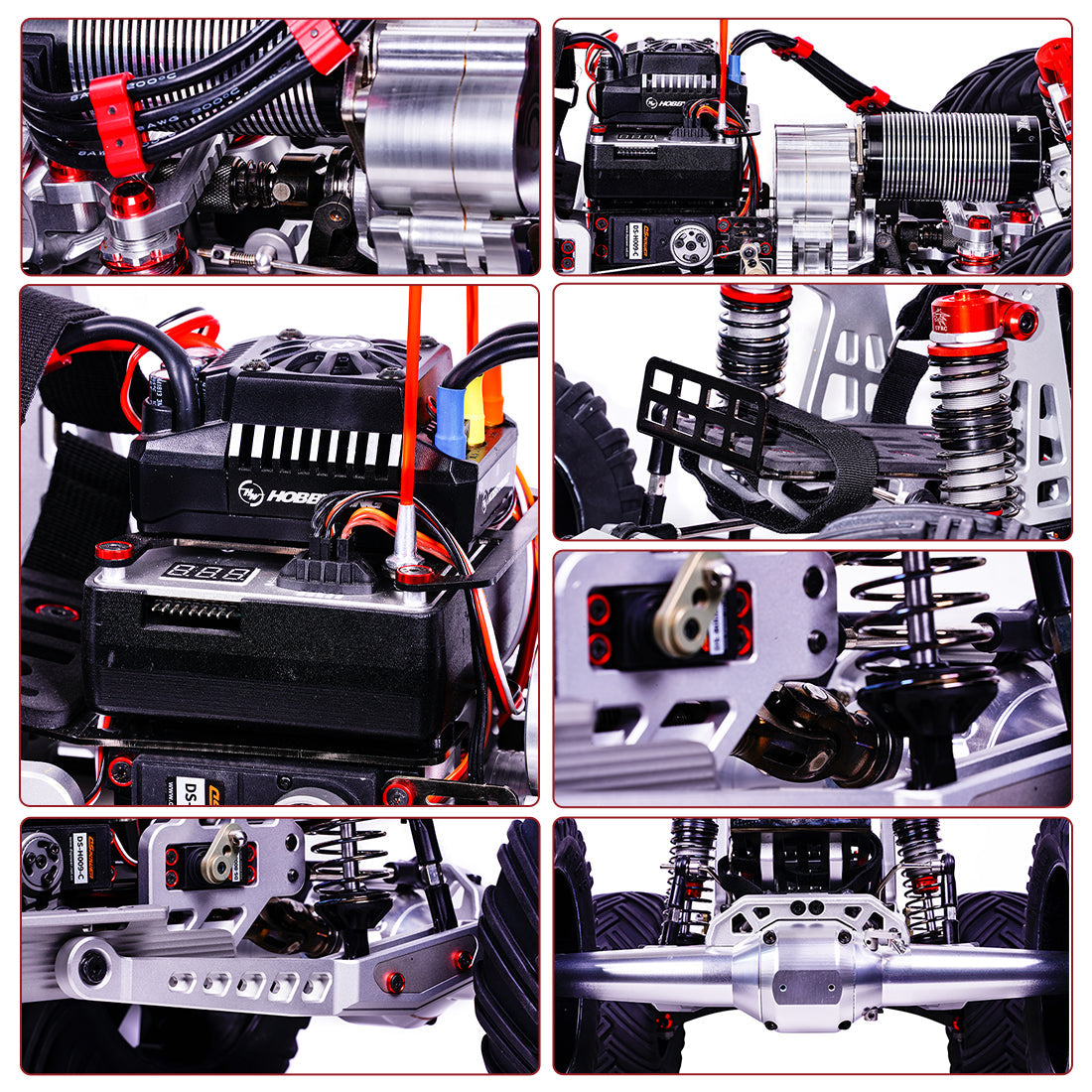UFRC-GR1 Ghost Rabbit 1/5  4WD Rear Straight Axle Electric RC Off-road Vehicle Model