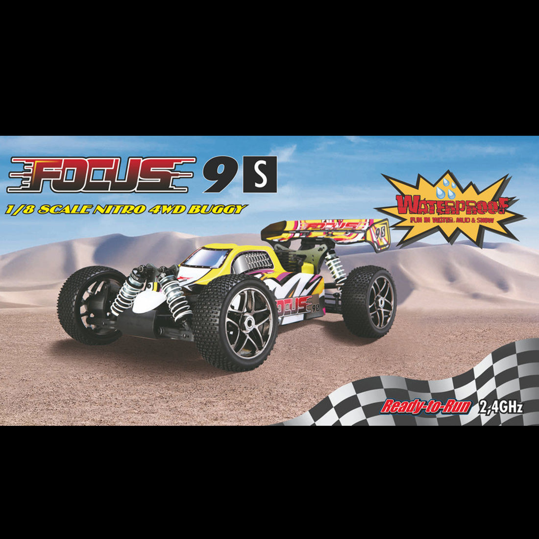 FS Racing 31220 1/8 Off-Road RC Car High Speed Up to 70km/h