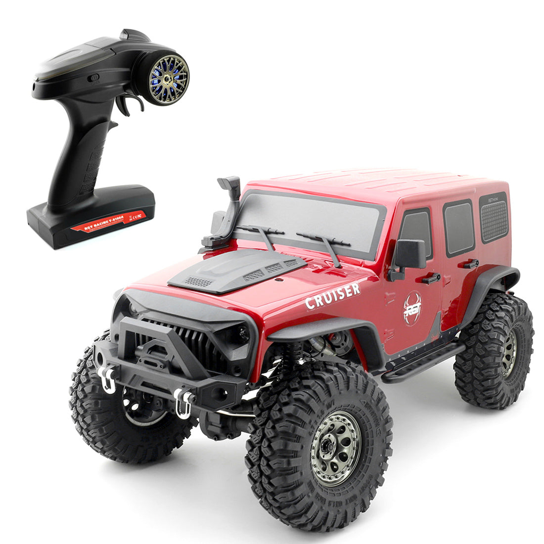 RGT EX86100V2 1:10 2.4G RC Car Electric 4WD Off-road Vehicle with LED Lights - RTR