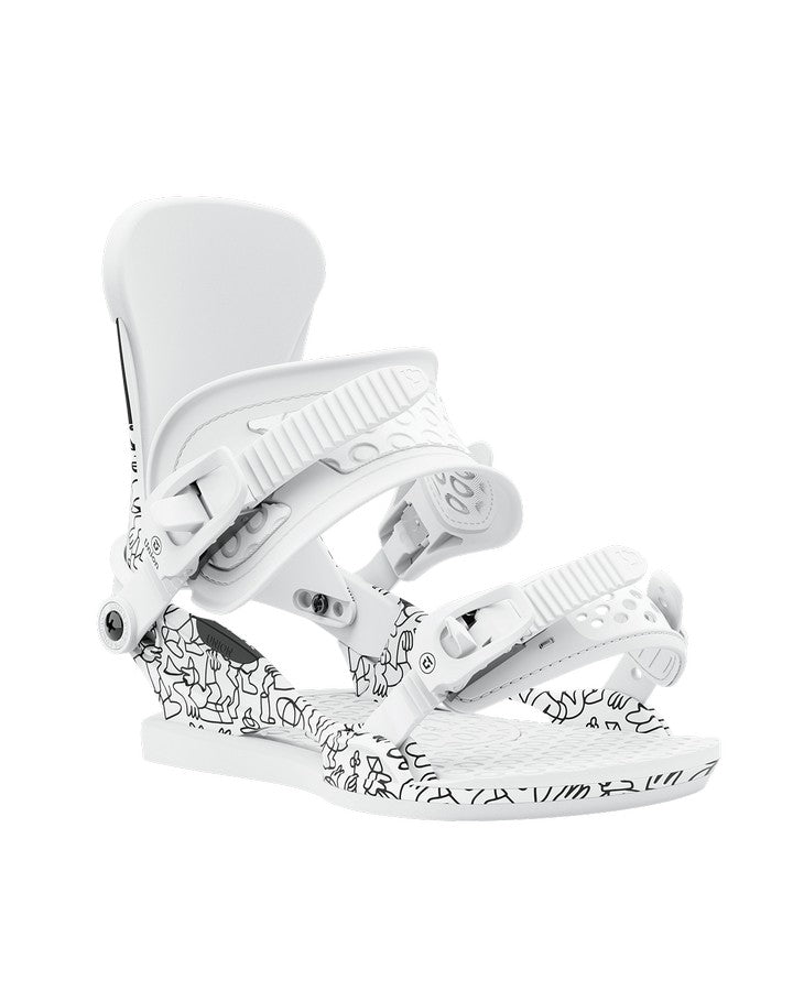 Union Milan Womens Snowboard Bindings - White - Lucas B. - 2022 (S)