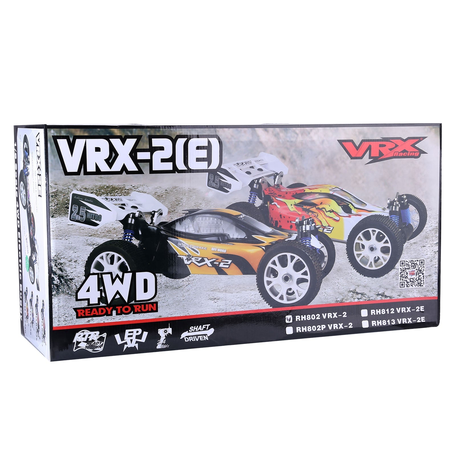 VRX RH802 1/8 Scale 4WD Nitro Powered RC Car Off-road Buggy Vehicle High Speed 2.4G Nitro RC Car