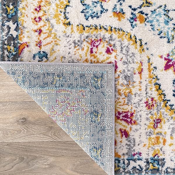 Rugshop Vintage Distressed Bohemian Area 5' x 7' Multi 5' x 7' Multi Color