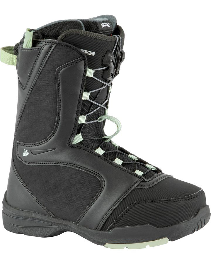 Nitro Flora TLS Womens Snowboard Boots - Black/Mint - 2022