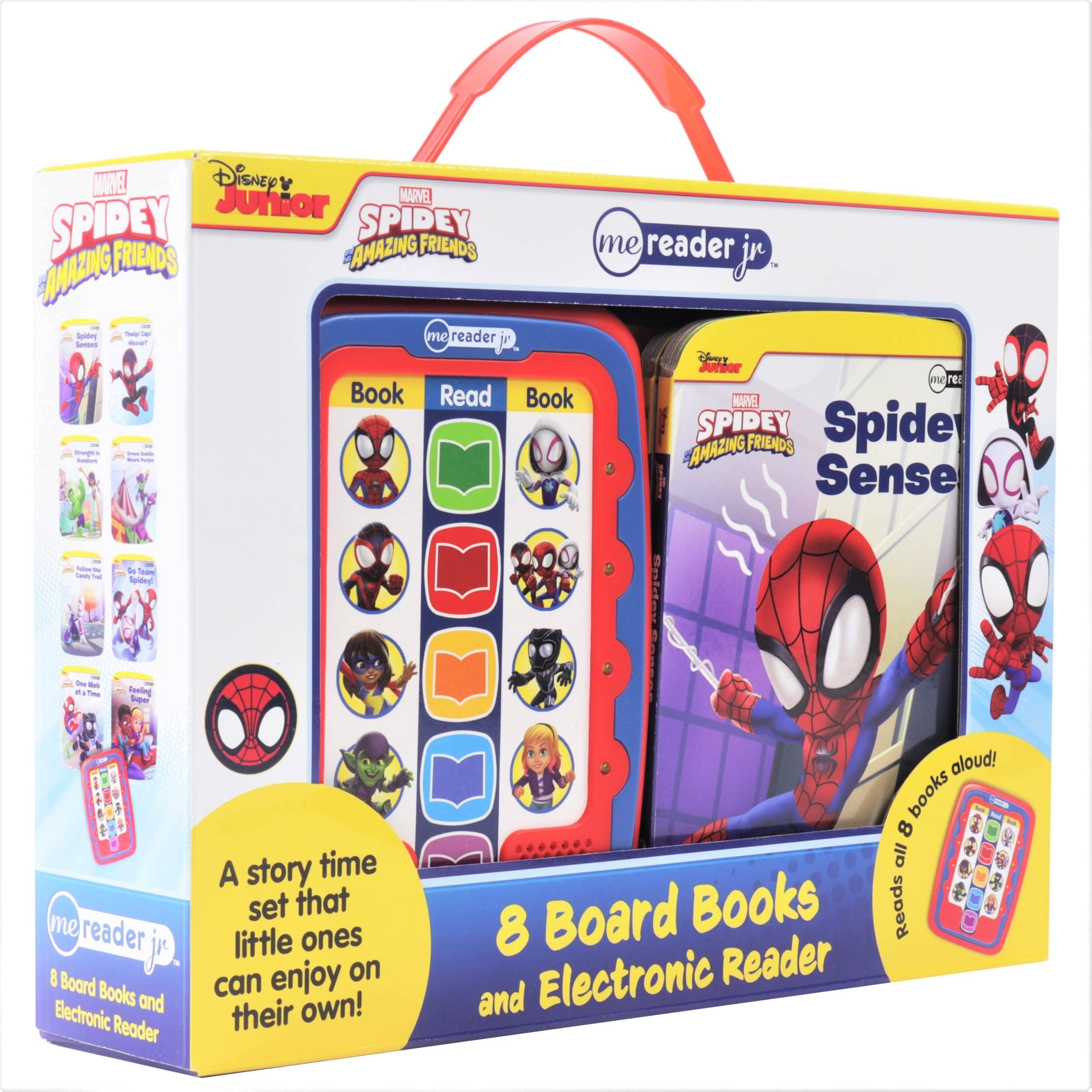 Marvel Spider-Man 8 Board Books and Electronic Reader - Ages 2+ - Board Book
