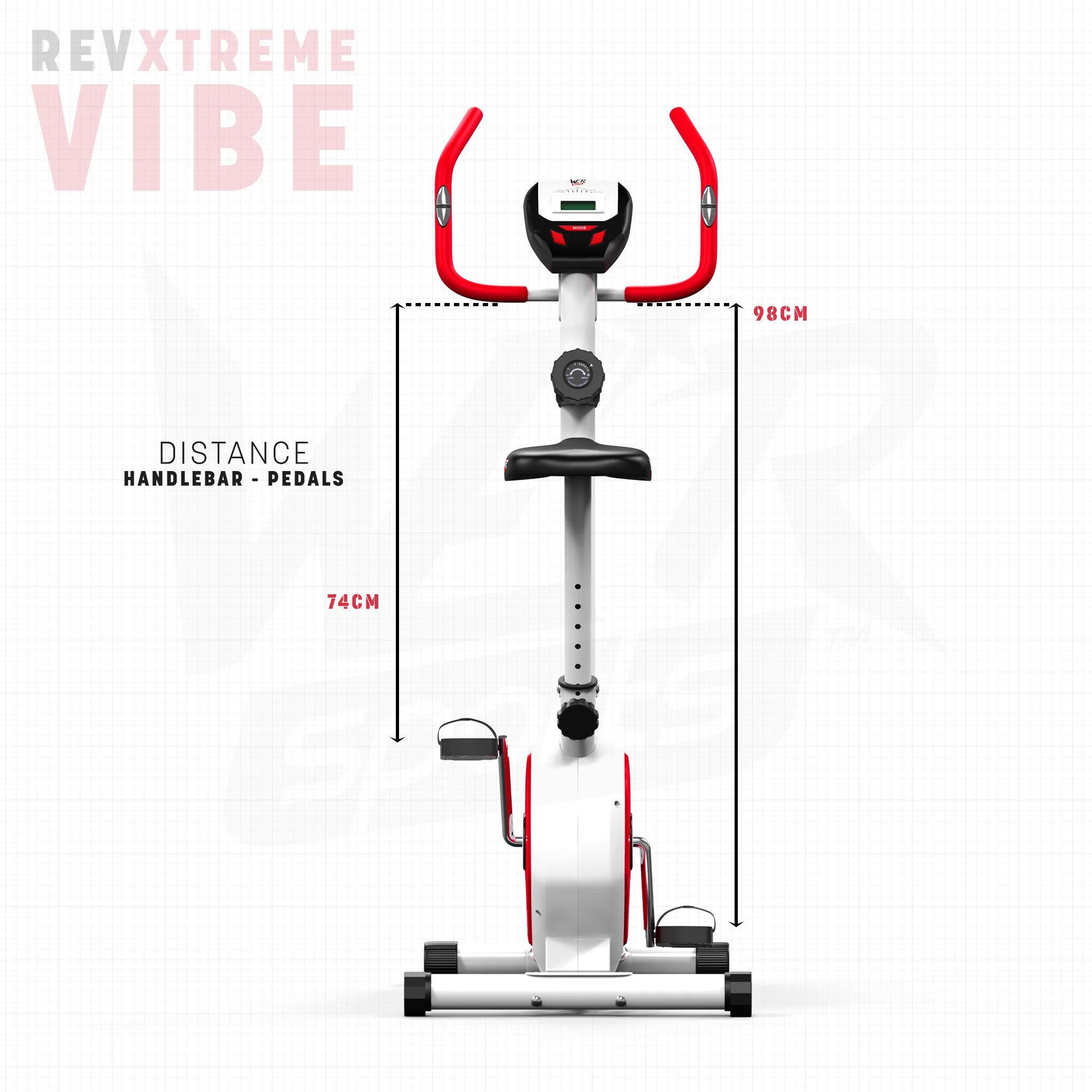 RevXtreme Vibe Magnetic Exercise Bike Indoor Cycle