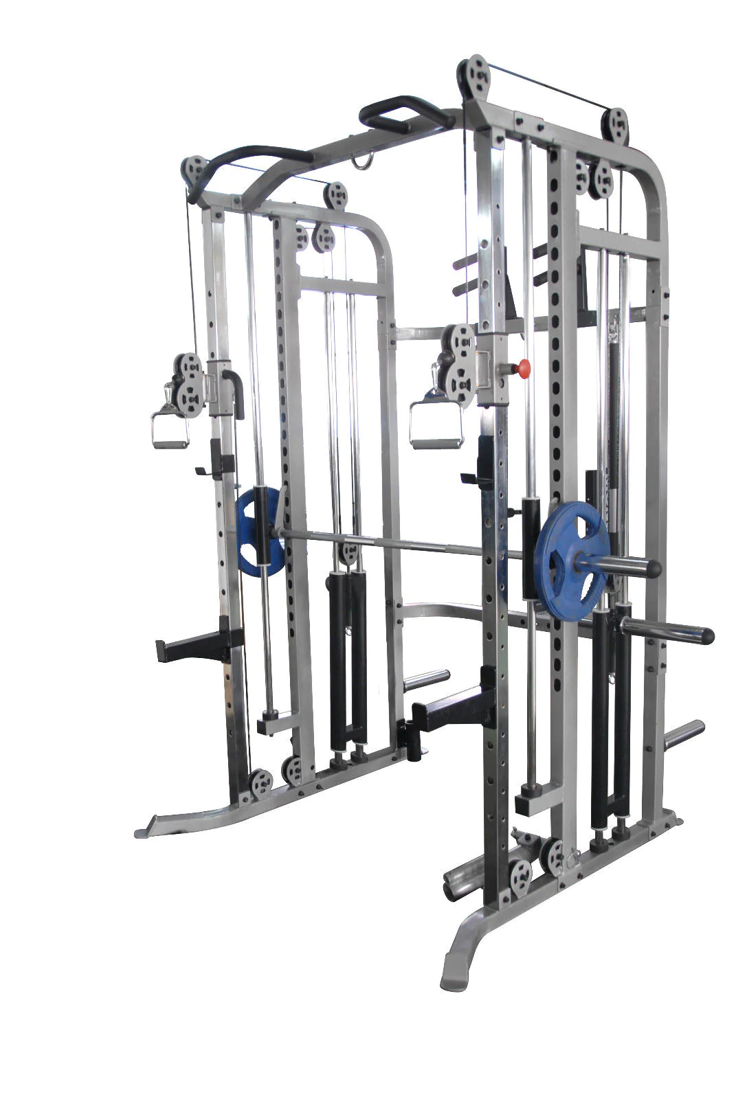 The MaxiLift XFPowerCage Commercial Smith Machine Cage Rack
