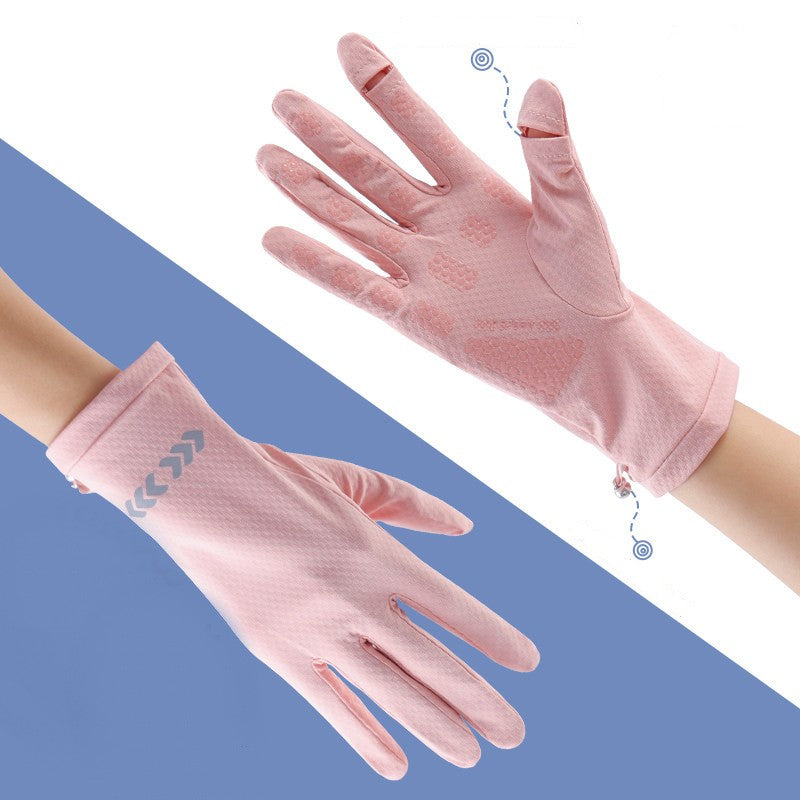 Men/Women UV Protective Gloves, for Driving, Trekking, Picnics, and Outdoors