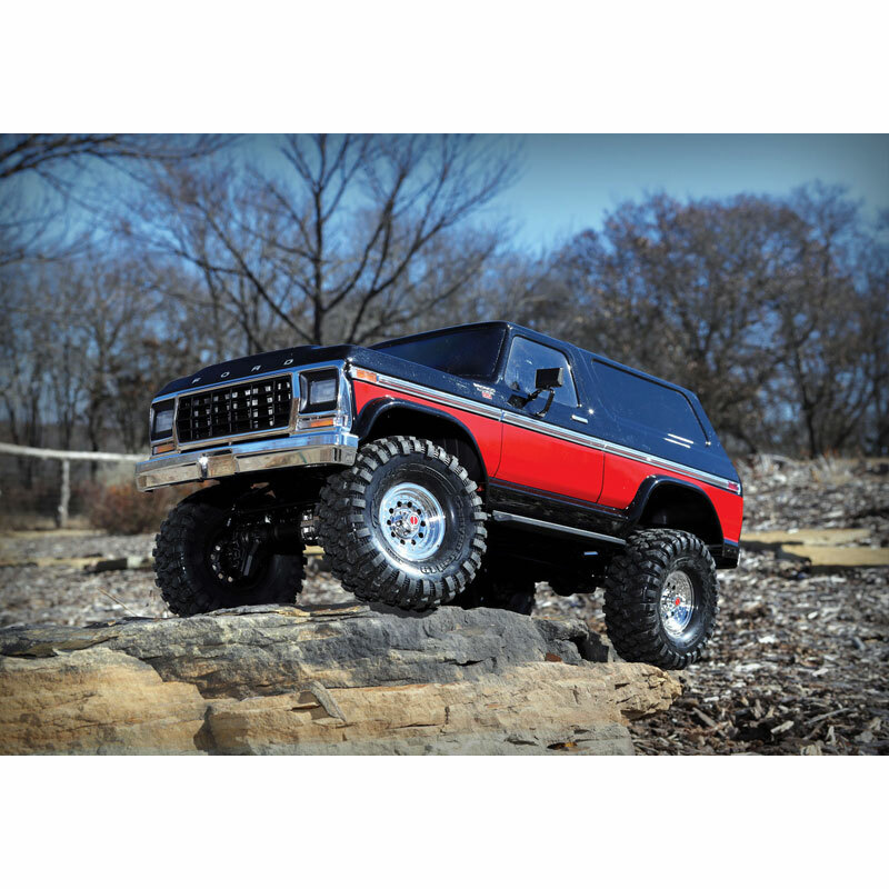 Traxxas TRX-4 Ford Bronco RC 4x4 Rock Crawler RTR w/3S LiPo COMBO