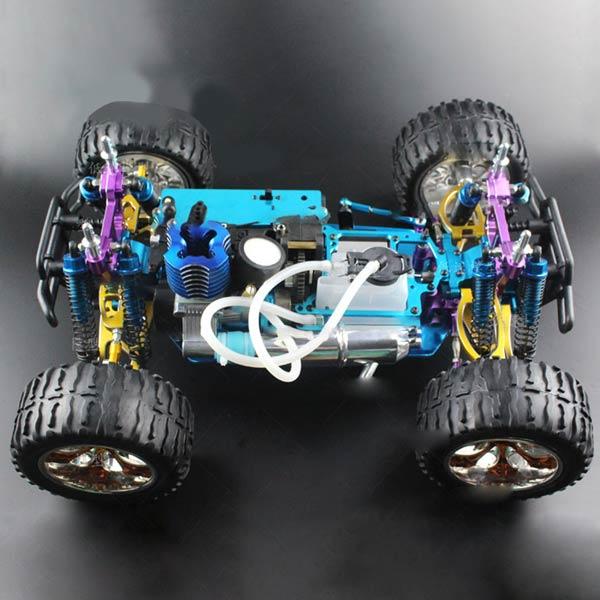 HSP Monster Truck 94188 Chassis Frame with Engine and Remote Control - Building Kit Version