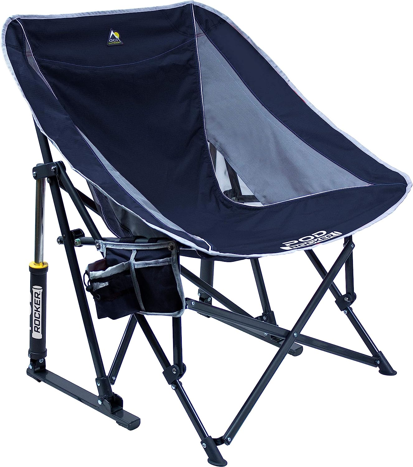 Outdoor Freestyle Rocker Portable Rocking Chair & Outdoor Camping Chair, ergonomic Nylon, Indigo Blue