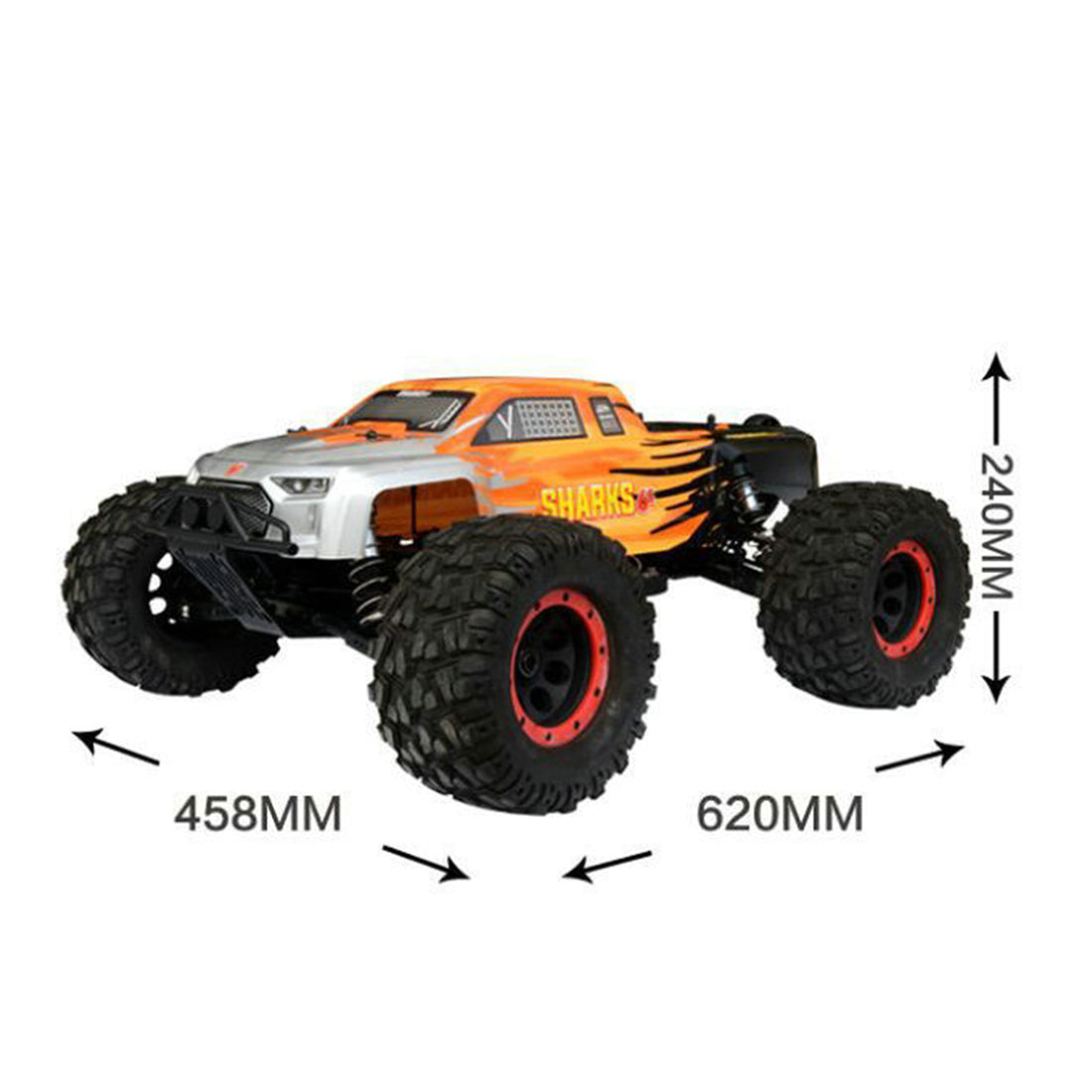 FS Racing 1/8 6s Monster Truck 4WD 2.4G RC Car High Speed Brushless  with Body ESC Motor