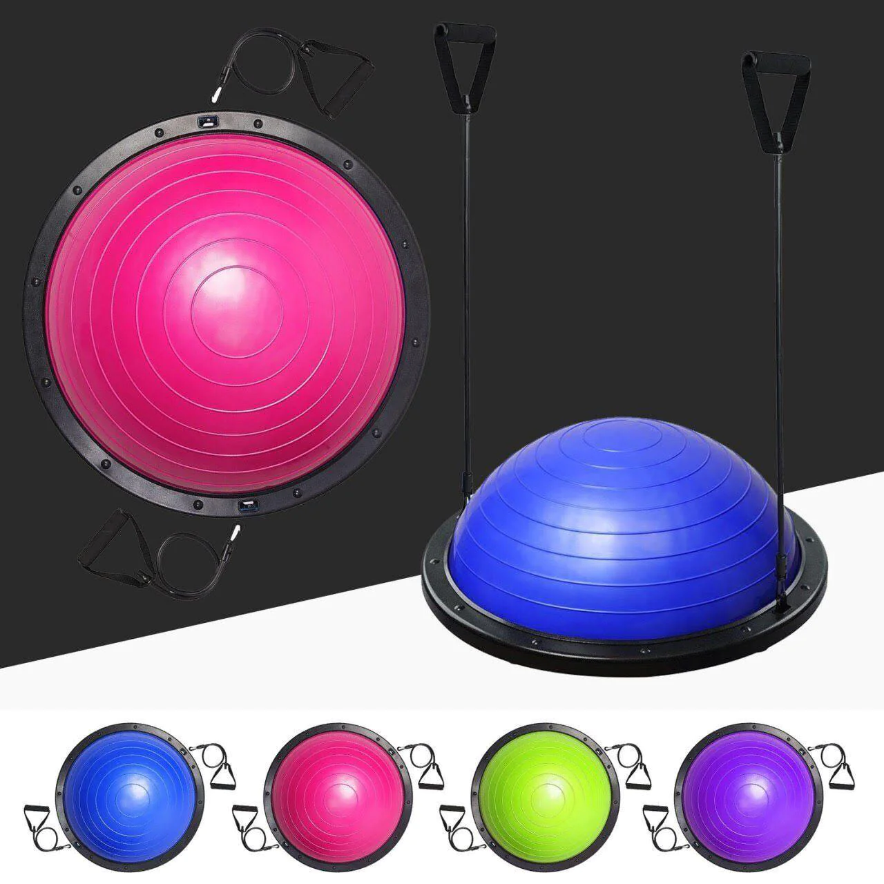 Yoga Bosu Ball Balance Trainer Stabilizer Pilates Fitness Balancing