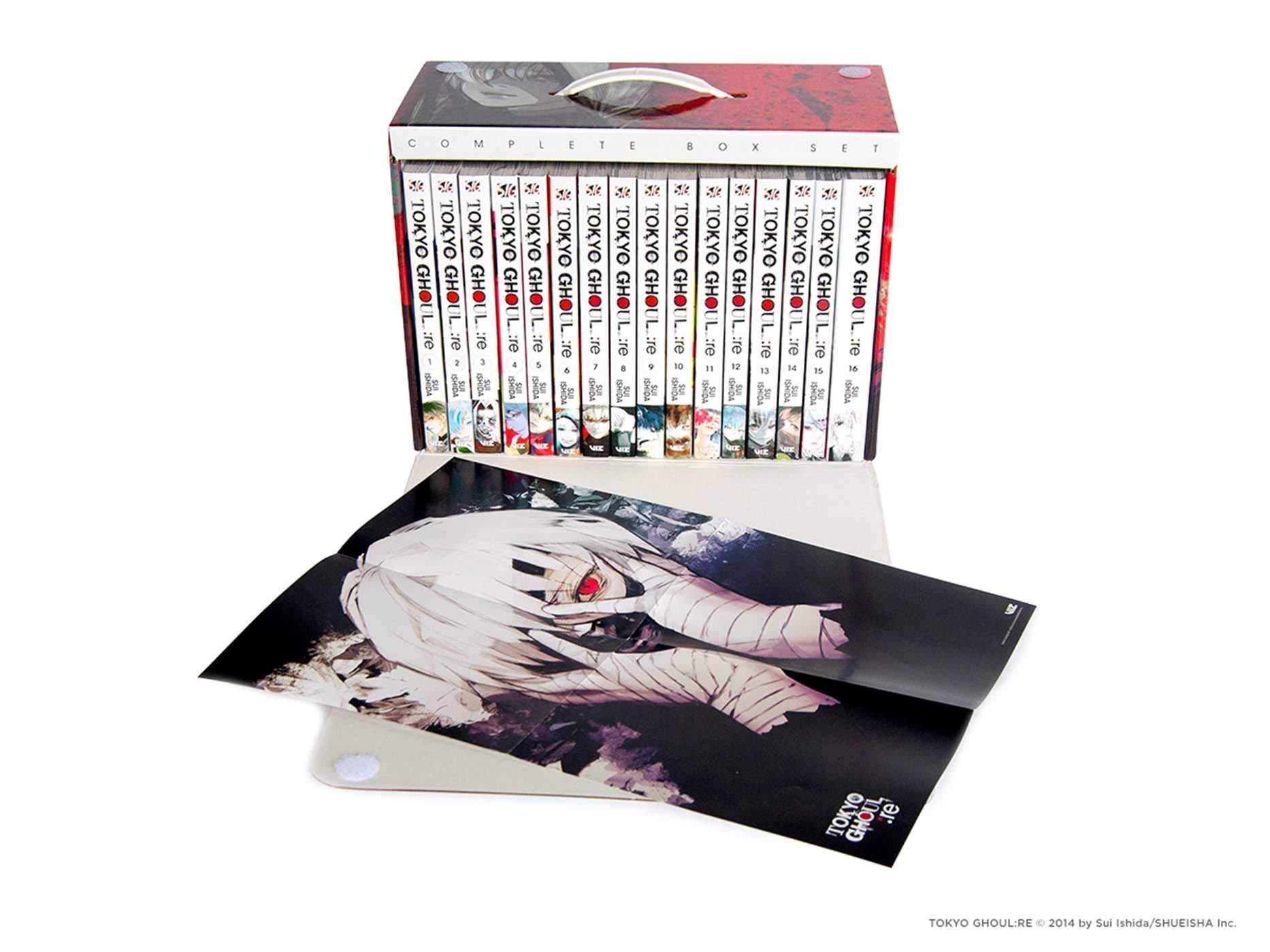 Tokyo Ghoul:re by Sui Ishida: 16 Books Complete Box Set - Ages 14+ - Paperback