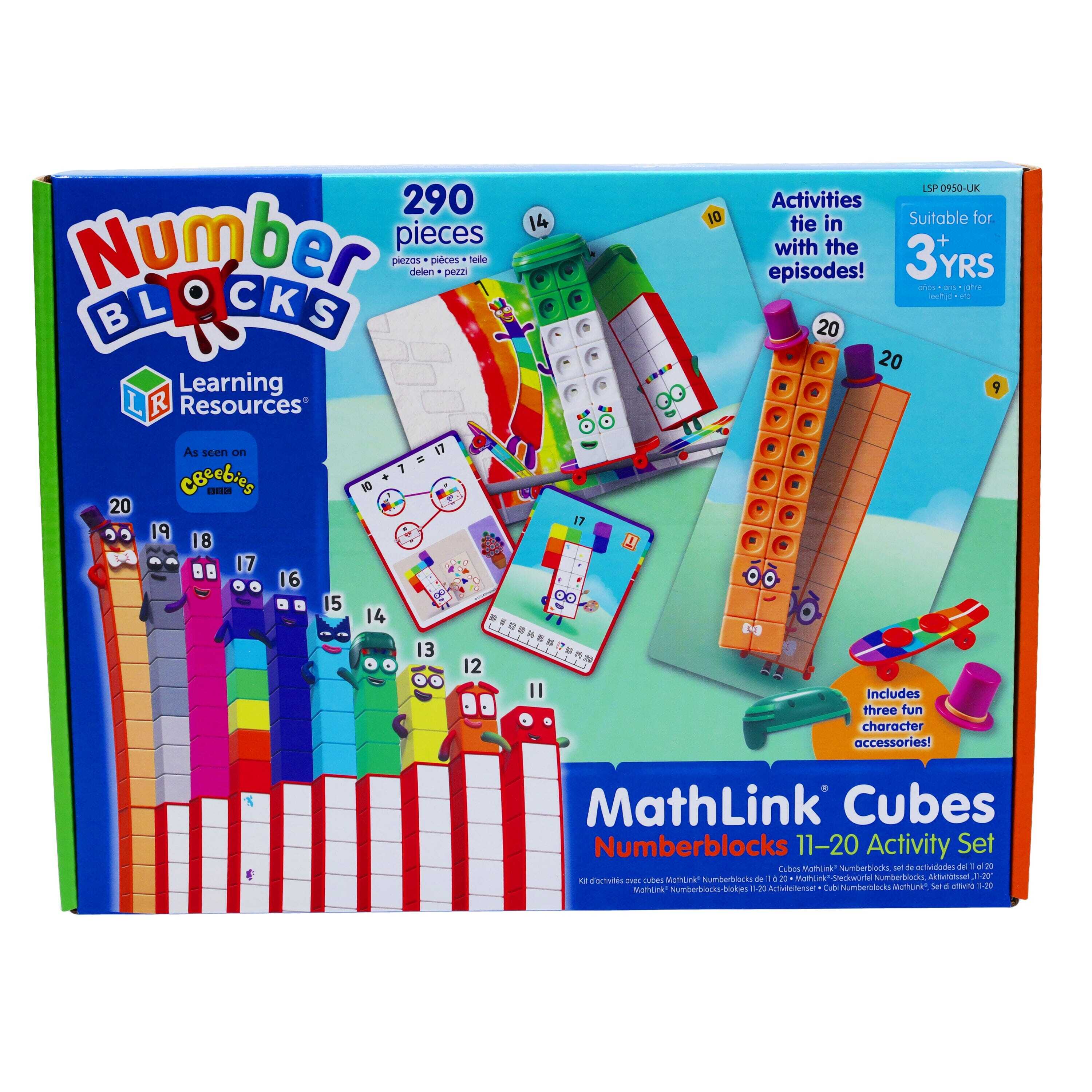 MathLink Cubes Numberblocks 11-20 Activity Set by Learning Resources - Ages 3+