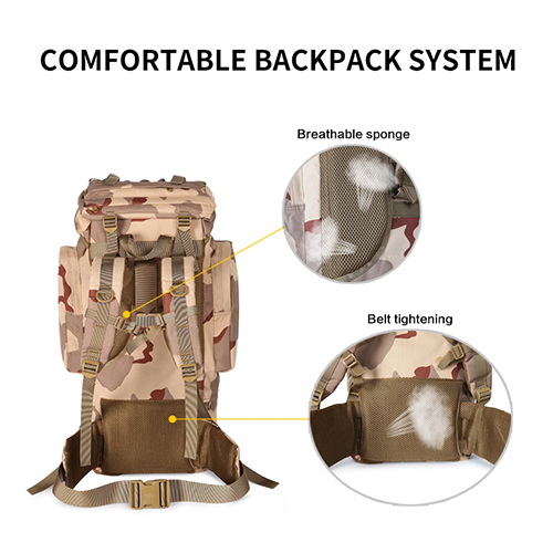 Big Capacity Outdoor Sports Bag Military Tactical Backpack
