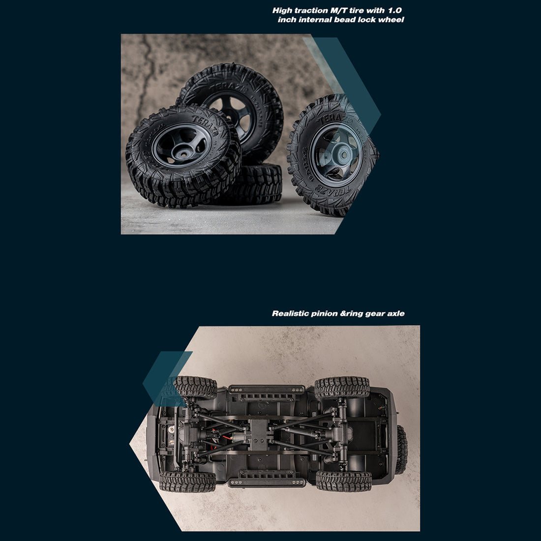 RC Car ROCHOBBY 1/18 KATANA V2 2.4Ghz RC Car 4WD Remote Control Off-road Vehicle Crawler (RTR)