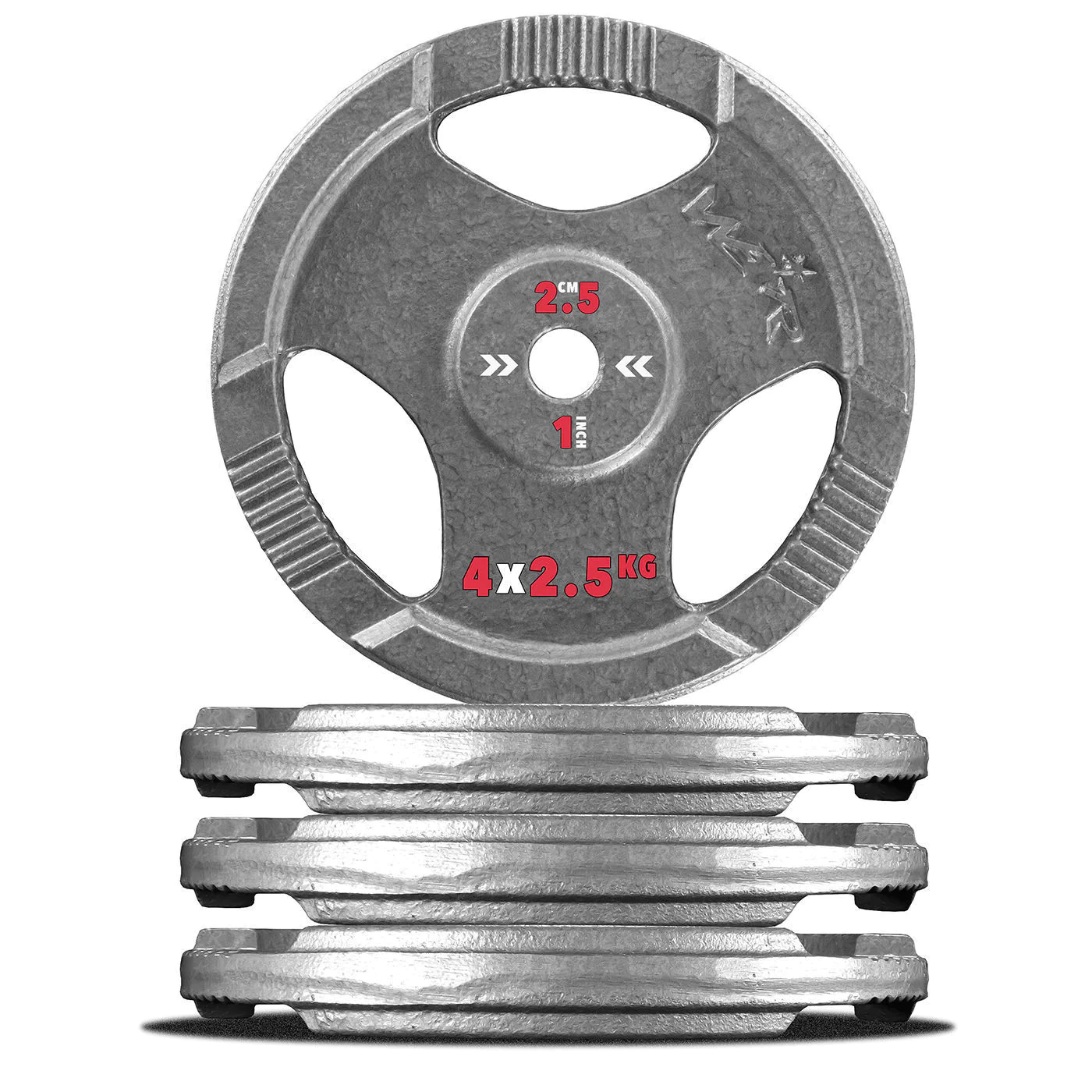 TriFlex Cast Iron Tri-Grip Weight Plate 1
