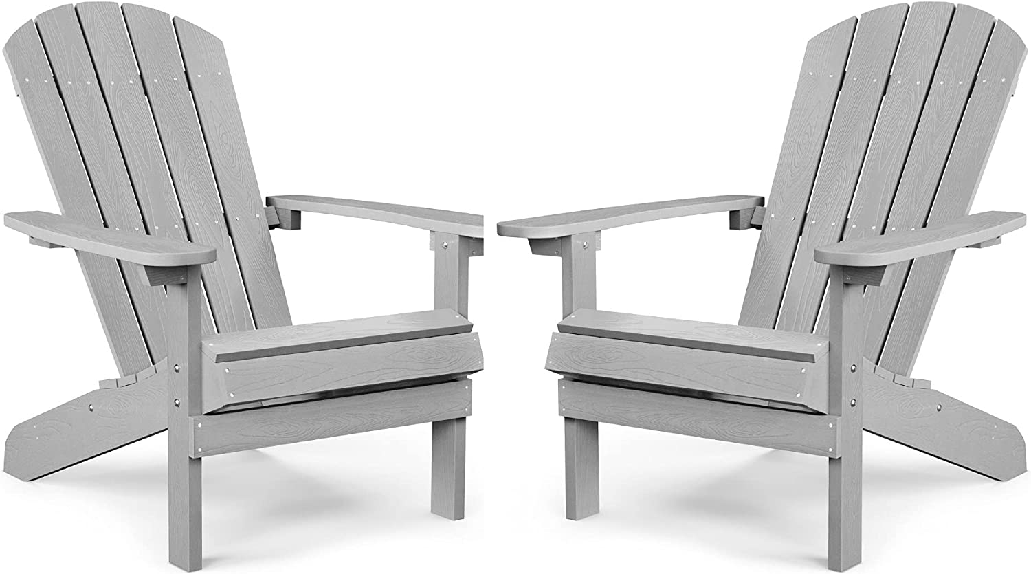 Adirondack Chair ,Patio Chairs 5 Steps Easy Installation,Widely Used in Outdoor, Fire Pit, Deck, Outside, Garden, Campfire Chairs