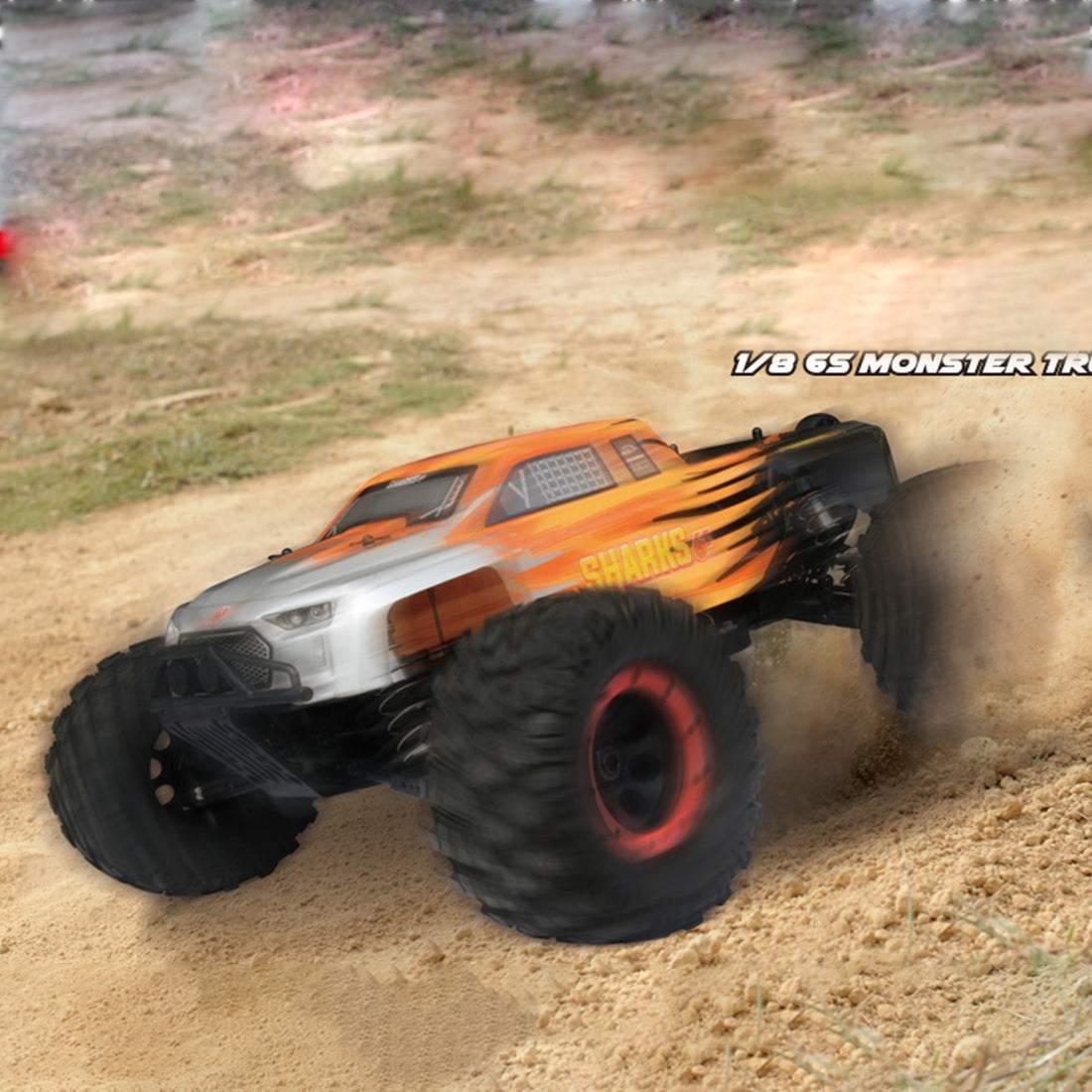 FS Racing 1/8 6s Monster Truck 4WD 2.4G RC Car High Speed Brushless  with Body ESC Motor