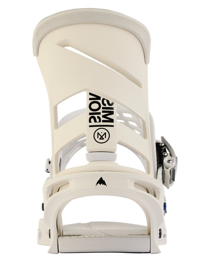 Burton Men's Mission Re:Flex Snowboard Bindings - Stout White