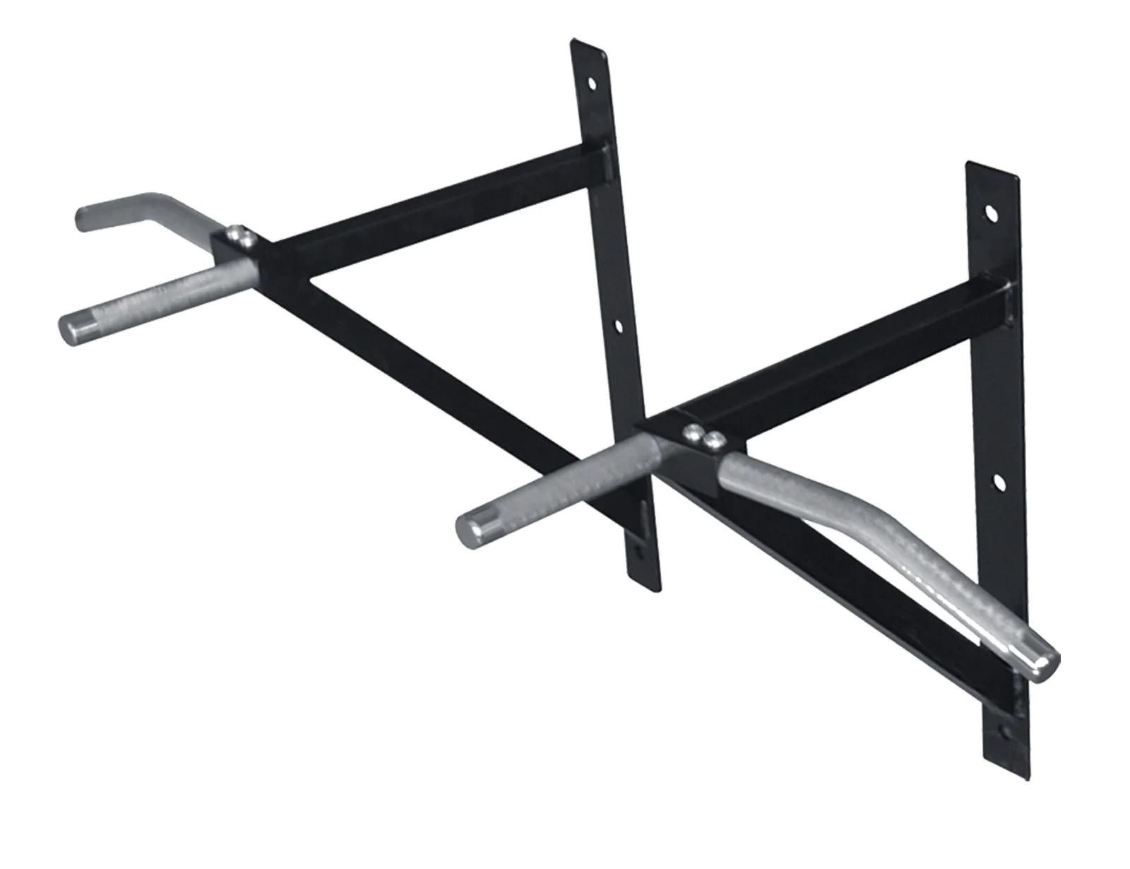 We R Sports ChinUpFlex Wall Mounted Multi-Grip Chin Up Bar - Classic SILVER-BLACK