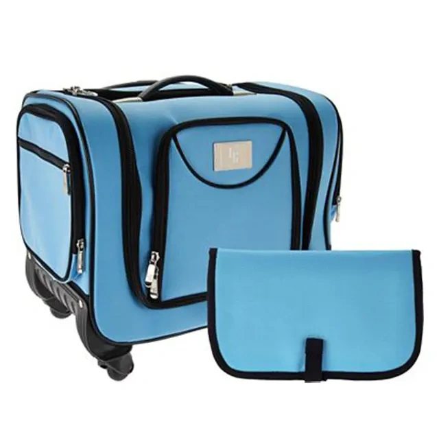 💥QVC-Last Day BUY 2 SAVE 30%💥Weekender Bag with Set of 2 Snap-In Toiletry Case