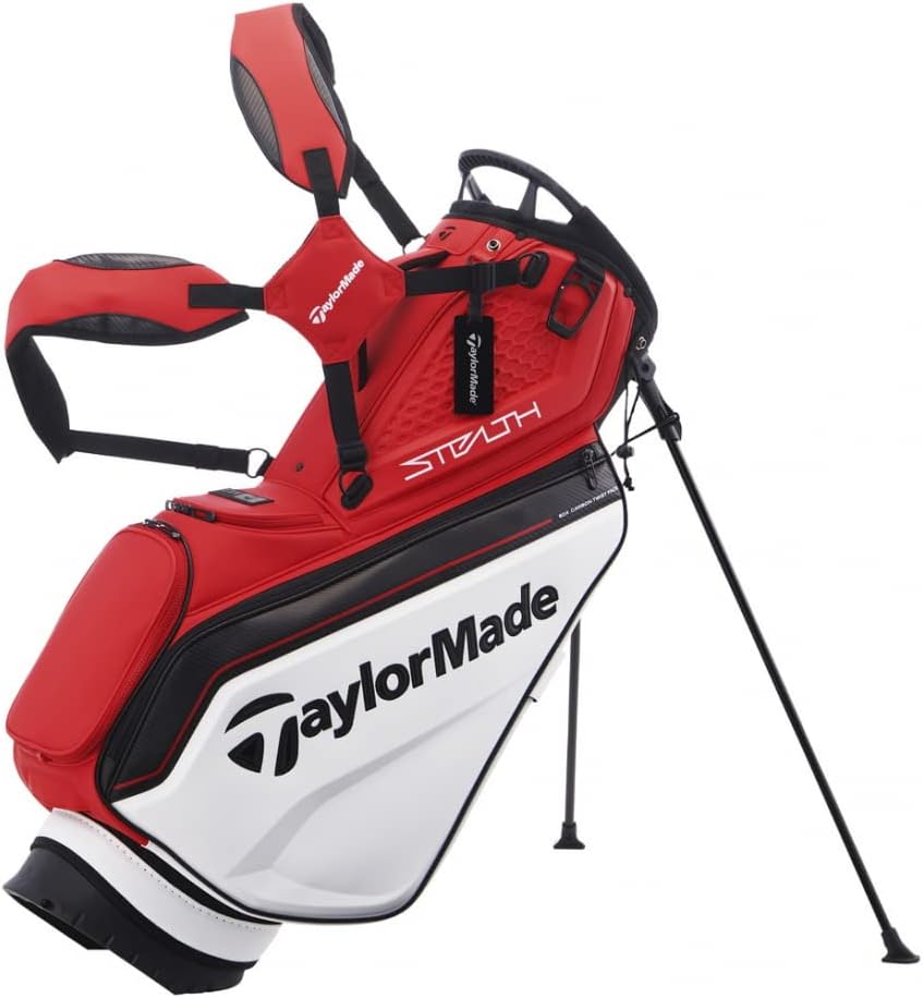 Global Tour Stand Bag, Red/White/Black, Men's Golf bag