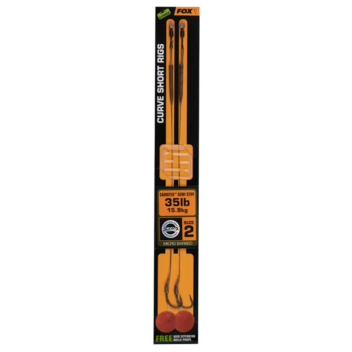 Fox Edges Curve Short Camotex Semi Stiff Rigs
